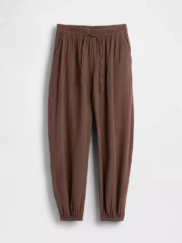 Pantaloni da jogging comodi in garza di cotone