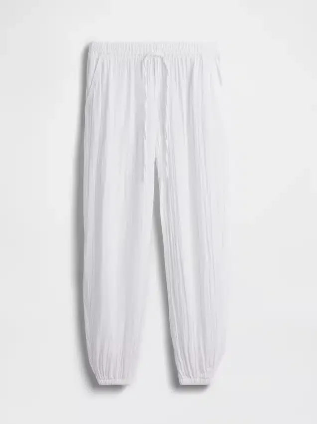 Pantaloni da jogging comodi in garza di cotone