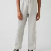 Pantaloni da jogging da bambino Vintagesoft dal taglio ampio con bordi in pizzo