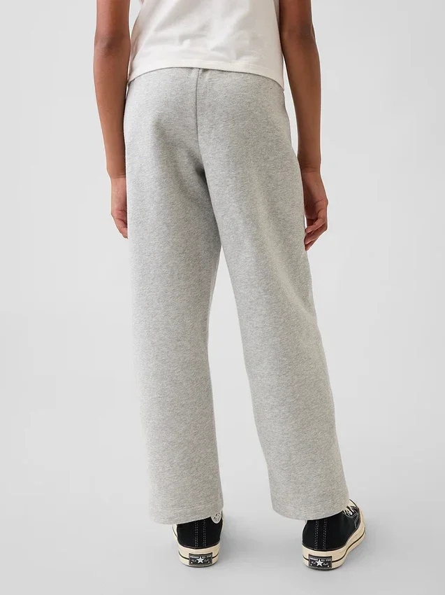 Pantaloni da jogging da bambino Vintagesoft dal taglio ampio con bordi in pizzo