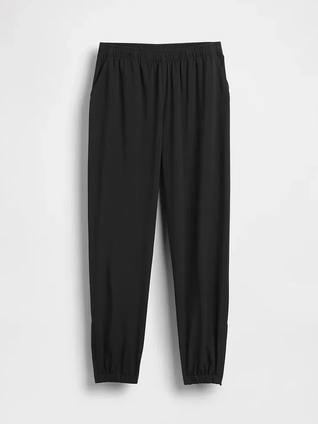 Pantaloni da jogging GapFit Tech a vita alta con orlo con cerniera