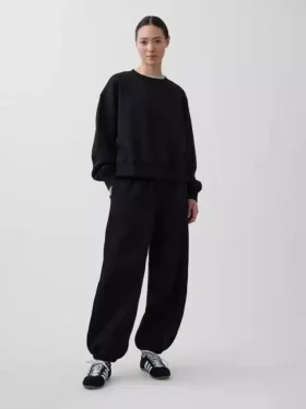 Pantaloni da jogging larghi a vita media in tessuto Vintagesoft