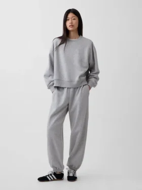 Pantaloni da jogging larghi a vita media in tessuto Vintagesoft