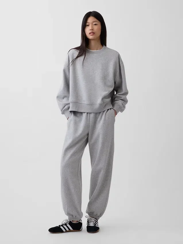 Pantaloni da jogging larghi a vita media in tessuto Vintagesoft