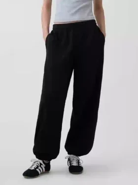 Pantaloni da jogging larghi a vita media in tessuto Vintagesoft