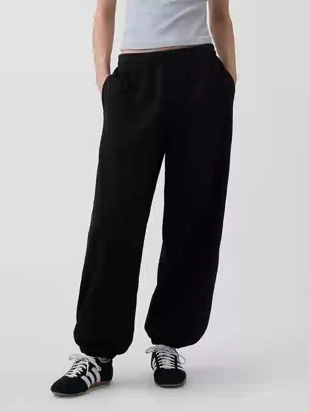 Pantaloni da jogging larghi a vita media in tessuto Vintagesoft