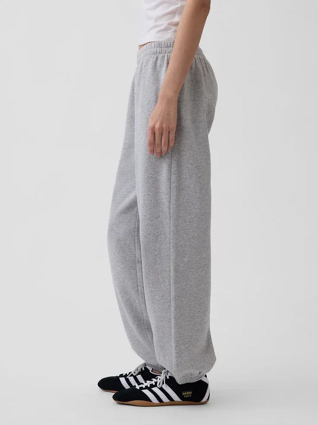 Pantaloni da jogging larghi a vita media in tessuto Vintagesoft