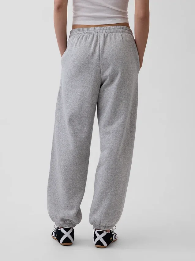 Pantaloni da jogging larghi a vita media in tessuto Vintagesoft