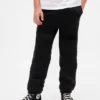 Pantaloni da jogging larghi da bambino con fodera in sherpa