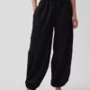 Pantaloni da jogging larghi e comodi in popeline di cotone biologico