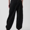 Pantaloni da jogging larghi e comodi in popeline di cotone biologico