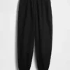 Pantaloni da jogging larghi e comodi in popeline di cotone biologico