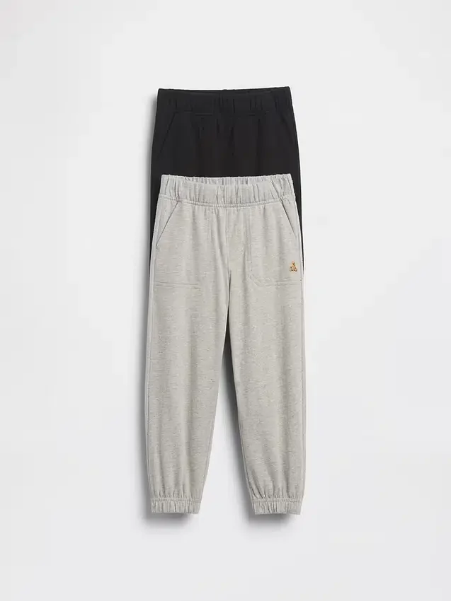 Pantaloni da jogging mix & match con elastico in vita per neonato & bebè (confezione da 2)