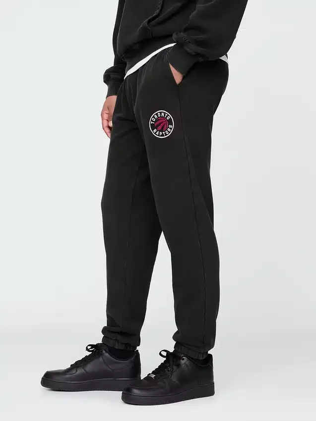 Pantaloni da jogging pesanti con logo NBA Toronto Raptors