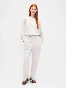 Pantaloni da jogging slim in felpa francese pesante