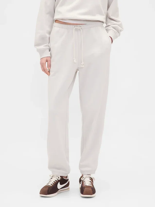 Pantaloni da jogging slim in felpa francese pesante