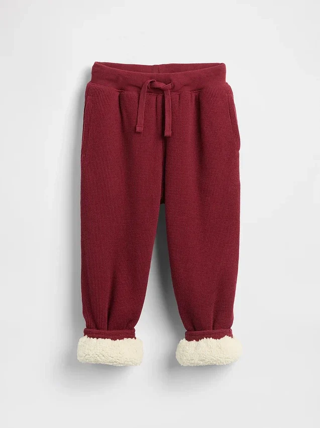 Pantaloni da jogging termici con fodera in sherpa per Neonato & Bebè