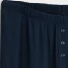 Pantaloni da pigiama a gamba larga con mini coste