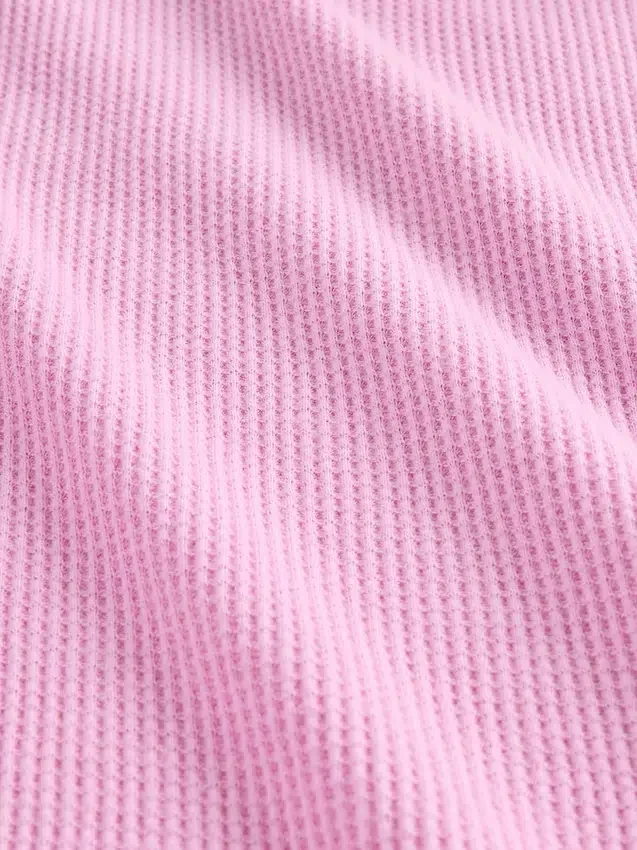 Pantaloni da pigiama a gamba larga in tessuto a nido d’ape