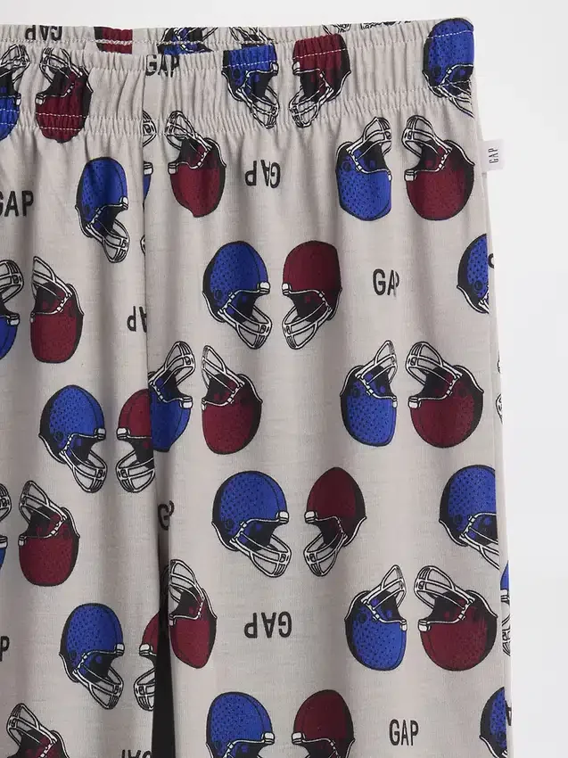 Pantaloni da pigiama da calcio riciclati per bambini