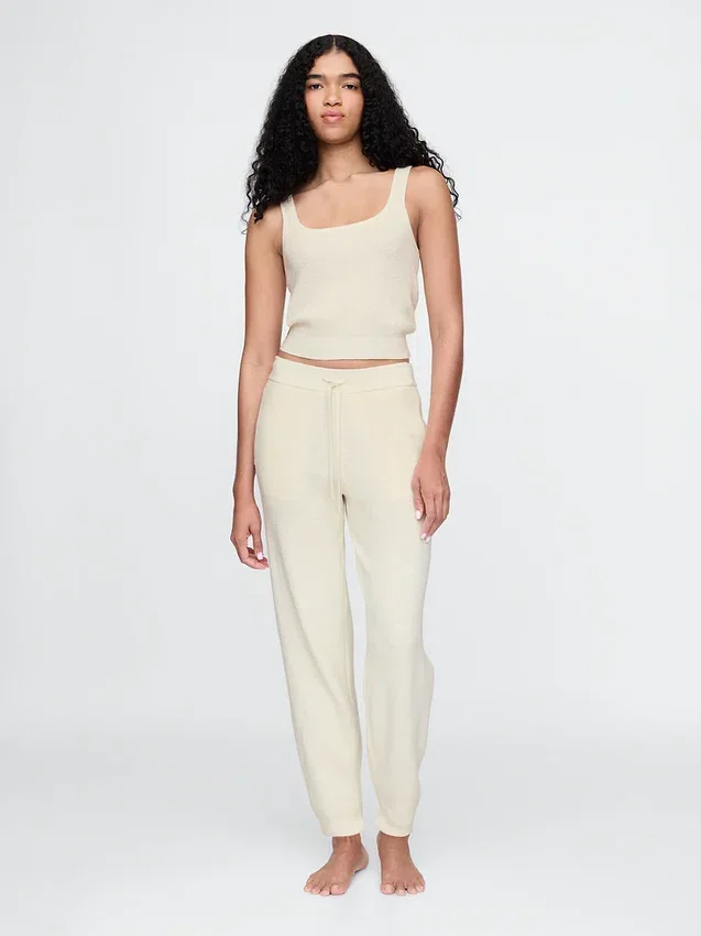 Pantaloni da pigiama in cotone a nido d’ape CashSoft
