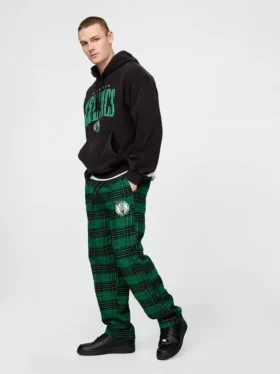 Pantaloni da pigiama in flanella dei Boston Celtics (NBA)