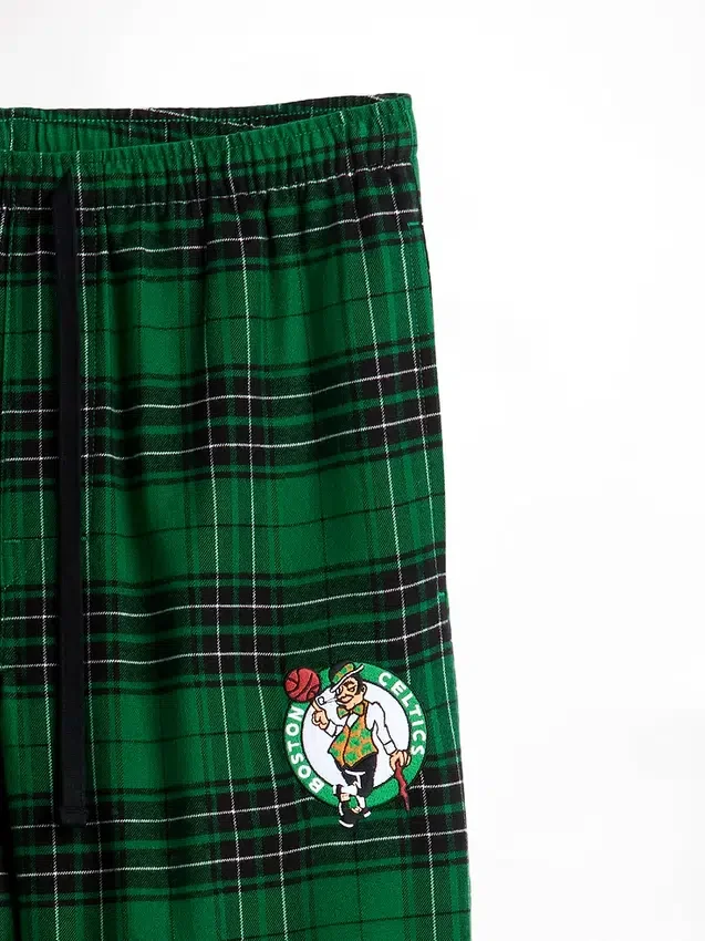 Pantaloni da pigiama in flanella dei Boston Celtics (NBA)