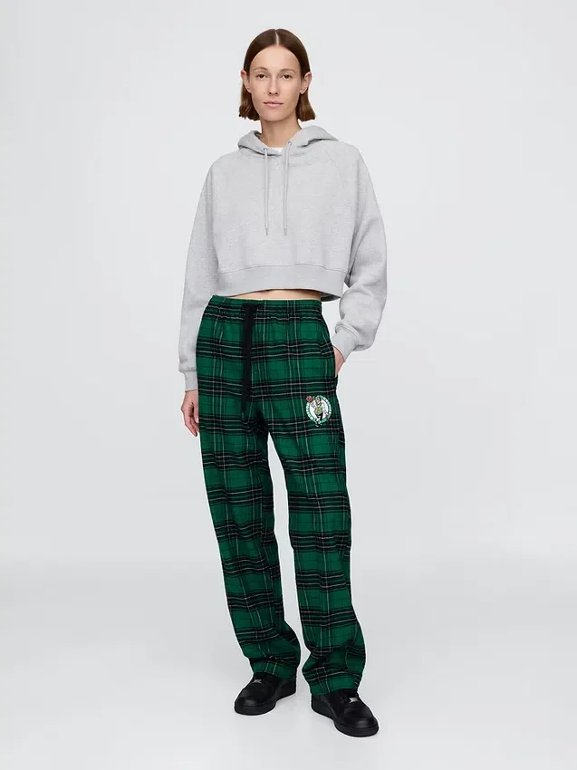 Pantaloni da pigiama in flanella dei Boston Celtics (NBA)