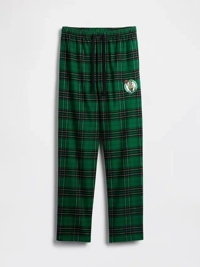 Pantaloni da pigiama in flanella dei Boston Celtics (NBA)