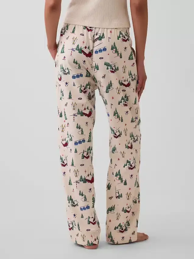 Pantaloni da pigiama in flanella morbidissima per adulti