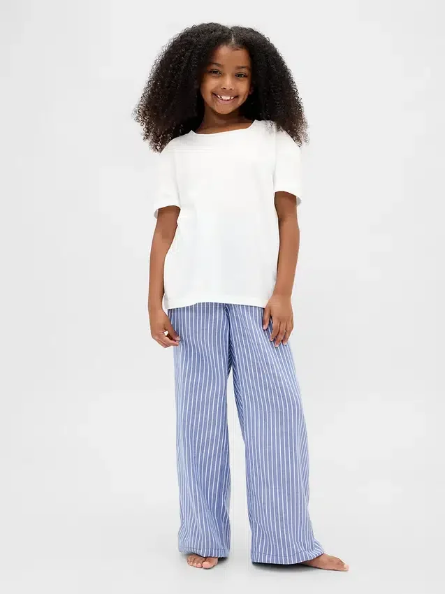 Pantaloni da pigiama in flanella riciclata per bambini