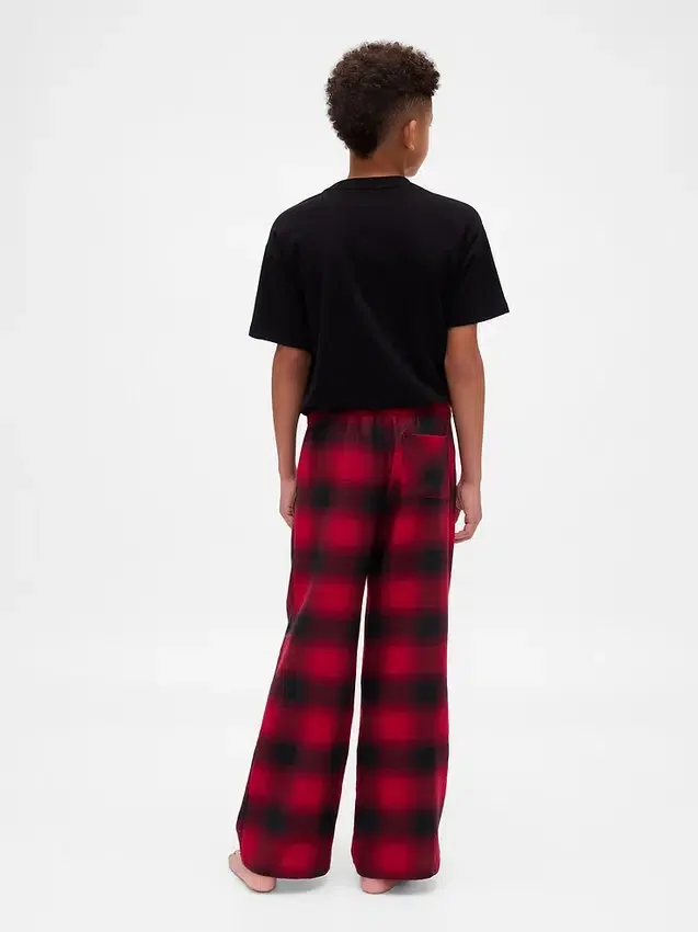 Pantaloni da pigiama in flanella riciclata per bambini Stranger Things