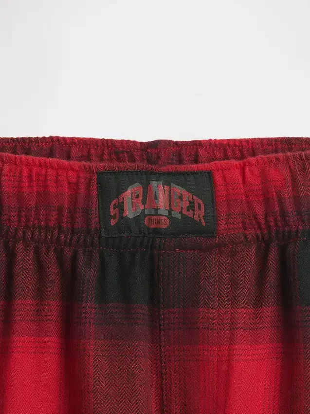 Pantaloni da pigiama in flanella riciclata per bambini Stranger Things