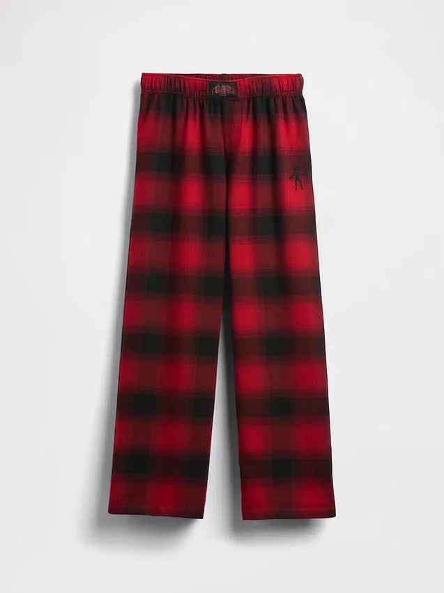 Pantaloni da pigiama in flanella riciclata per bambini Stranger Things