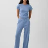 Pantaloni da pigiama in maglia pointelle