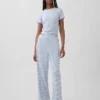 Pantaloni da pigiama in maglia pointelle