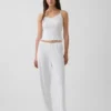 Pantaloni da pigiama in maglia pointelle