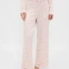 Pantaloni da pigiama in maglia pointelle