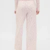 Pantaloni da pigiama in maglia pointelle