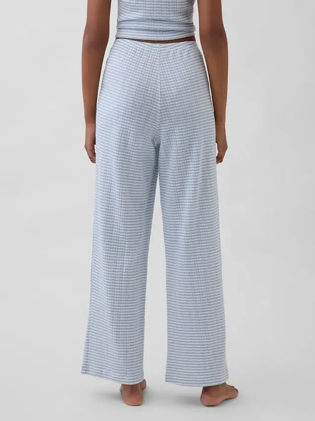 Pantaloni da pigiama in maglia pointelle