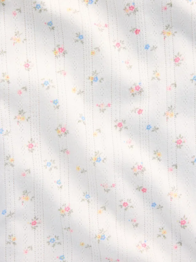 Pantaloni da pigiama in maglia pointelle
