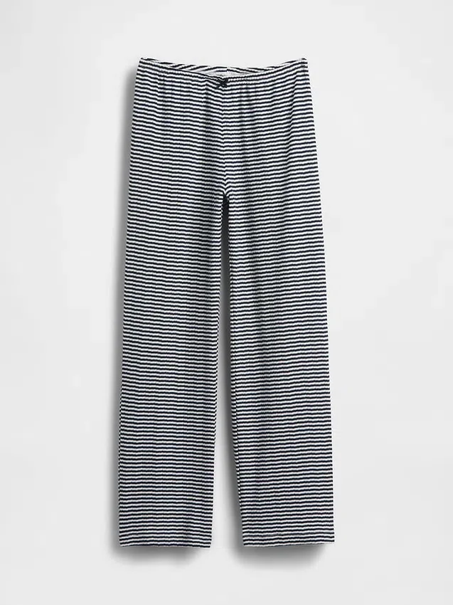 Pantaloni da pigiama in maglia pointelle