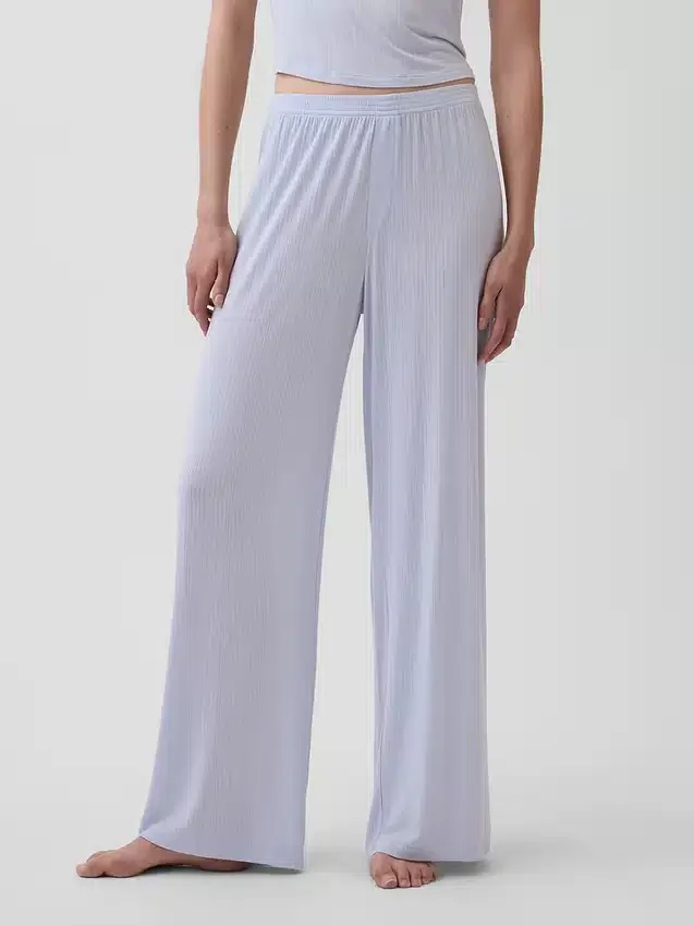 Pantaloni da pigiama in modal a costine morbidissimi