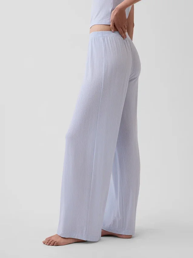 Pantaloni da pigiama in modal a costine morbidissimi