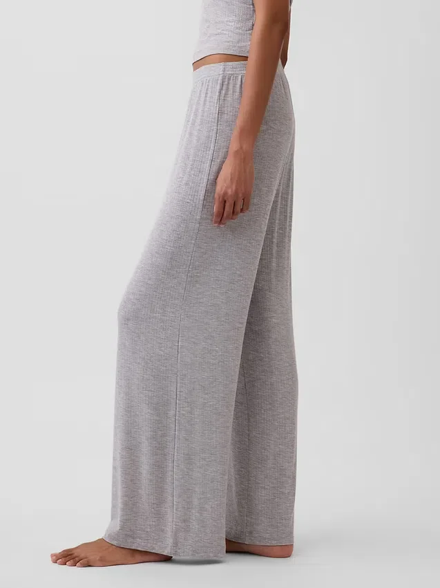Pantaloni da pigiama in modal a costine morbidissimi