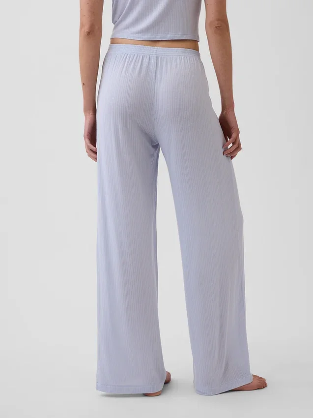 Pantaloni da pigiama in modal a costine morbidissimi