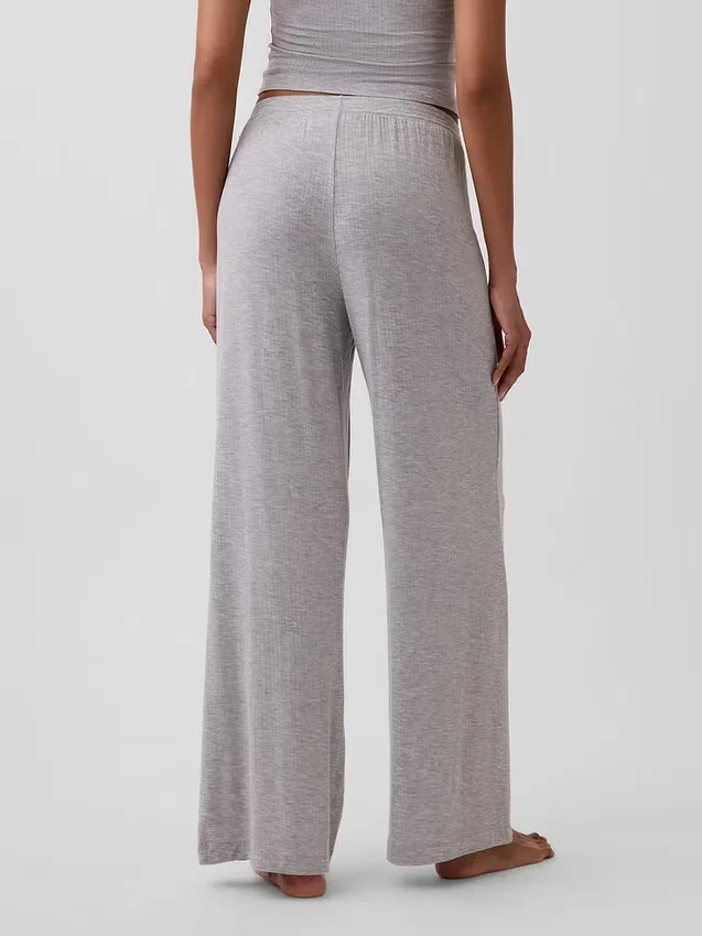 Pantaloni da pigiama in modal a costine morbidissimi