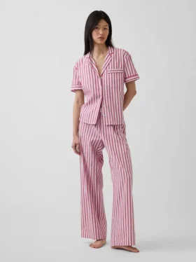 Pantaloni da pigiama in popeline