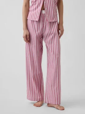 Pantaloni da pigiama in popeline