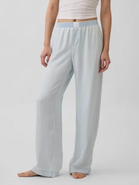 Pantaloni da pigiama in popeline